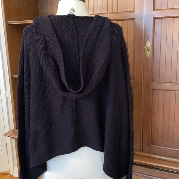 BDG Urban Outfitters Hooded Dropped Shoulder Open Front Cardigan, Size XS - Picture 3 of 5